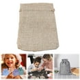 thumbnail image 1 of Zjunqe Small Burlap Gift Bags Drawstring Packing Pouches Bags 4.7"x3.5" Cloth Gift Bags Packing Storage Linen Jewelry Pouches for Valentine Wedding Party Shower Birthday Xmas Jewelry(1Pcs), 1 of 9