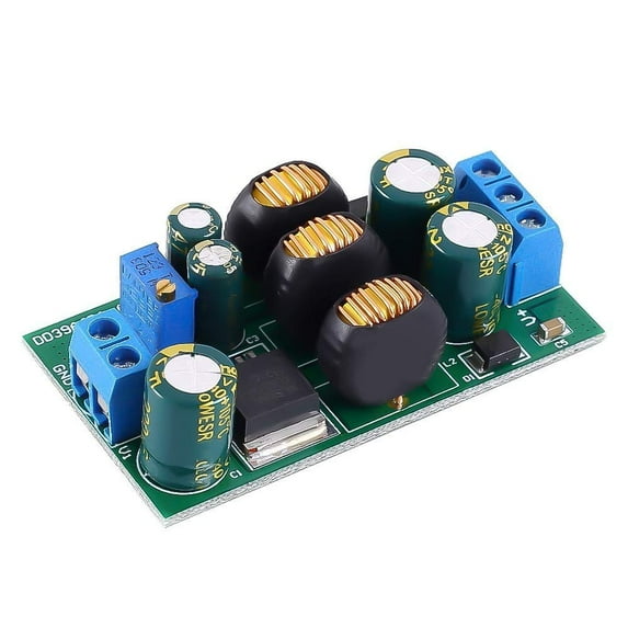 Zkca Boost Buck Voltage Converter, DC-DC 5V-24V to +/-3V-30V Step UP Down Power Supply Module Adjustable 20W Positive Negative Dual Output Voltage Charging Converter for Amplifier A417