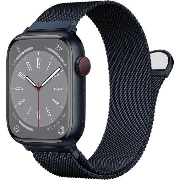 Zkcreation Stainless Steel Magnetic Clasp Watch Band, Compatible with Apple Watch, 38mm/40mm/41mm
