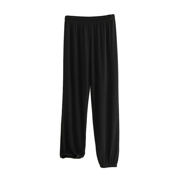 Zkozptok Womens Lounge Sweatpants Comfy Elastic Waist Pajamas Pants Summer Running Workout Sports Pants