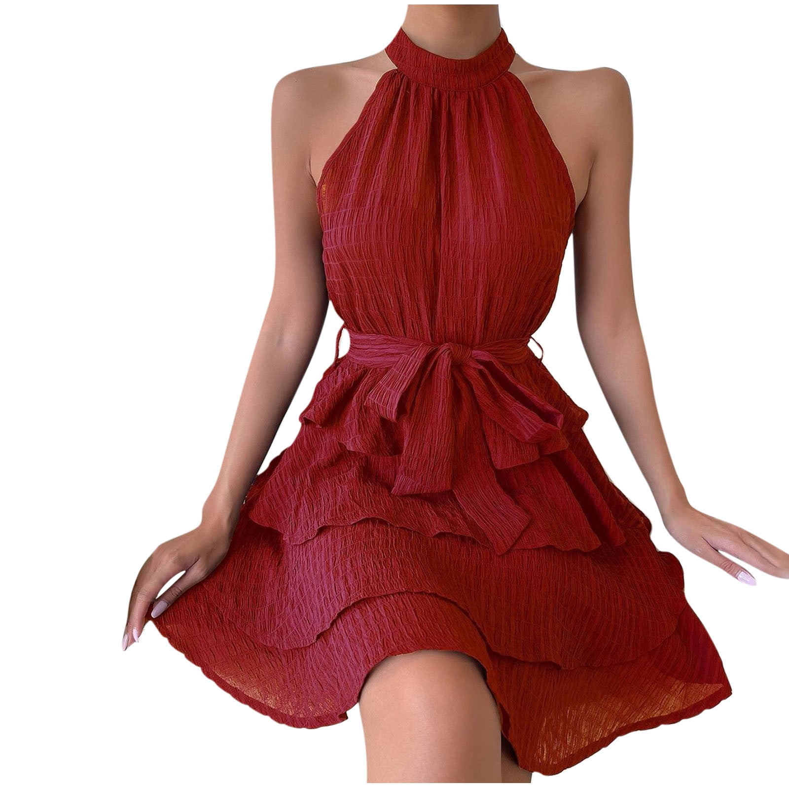 French-style 2026 New Pretty Women's Summer Short Dress C7546 main image 0