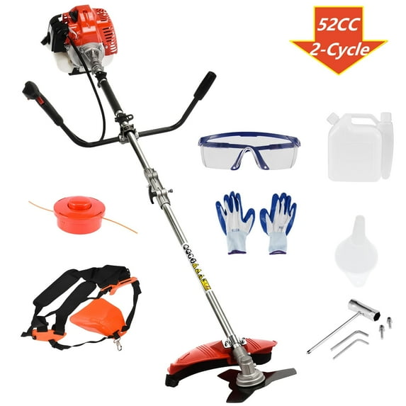 Zksm 3 in 1 Weed Wacker, 52cc Weed Eater Gas Powered, Gas String Trimmer and Brush Cutter, 2-Cycle Grass Trimmer, Shoulder Strap Included