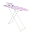 thumbnail image 1 of Zksm Ironing Board, Full-Size Iron Board with Heat-Resistant Cover, Height Adjustable, Safety Iron Rest, 4 Steel Legs, for Home Laundry Room or Dorm Use, Pink, 1 of 9