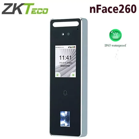 Zkteco nFace260 ADMS Dynamic Face Facial Recognition Door Access Control System(Models: nFace260+ADMS)