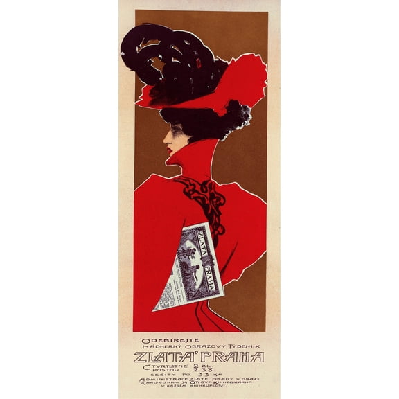 Zlata Praha (1899) Poster Print by Anonymous (18 x 24)