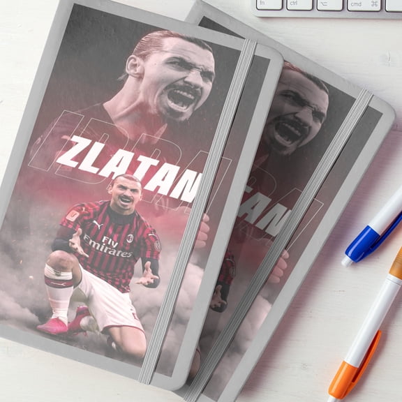 Zlatan Ibrahimovi Custom Printed Notebook.