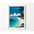 thumbnail image 1 of Zlatni Rat Beach Croatia Brac Island Adriatic Coast Art, Unframed Paper Poster 8x10in, 1 of 4