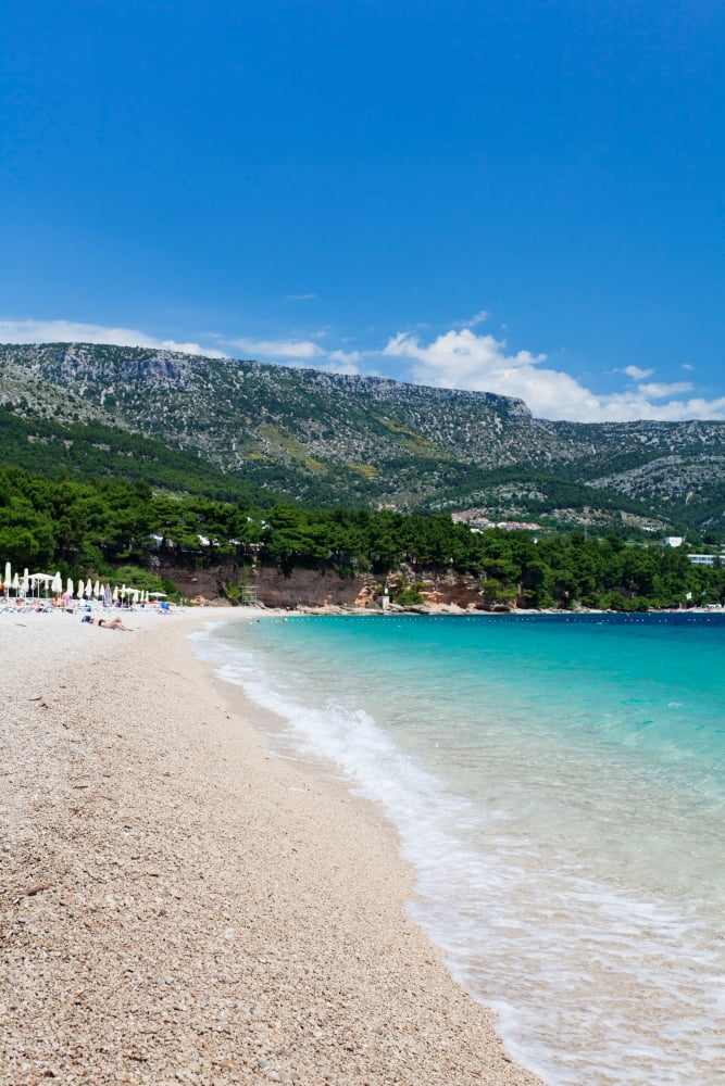 Zlatni Rat beach Bol Brac Island Dalmatia Croatia Canvas Art - Panoramic Images (36 x 12)