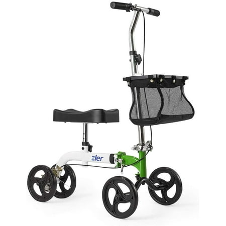 Zler Knee Scooter, Deluxe Steerable Knee Walker Knee Scooter