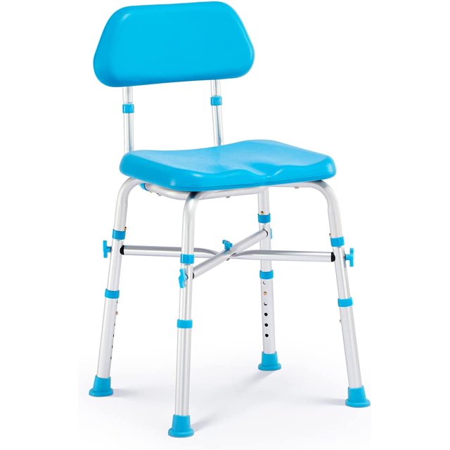 Zler Padded Shower Chair, Medical Shower Seat, Heavy Duty Shower Chair