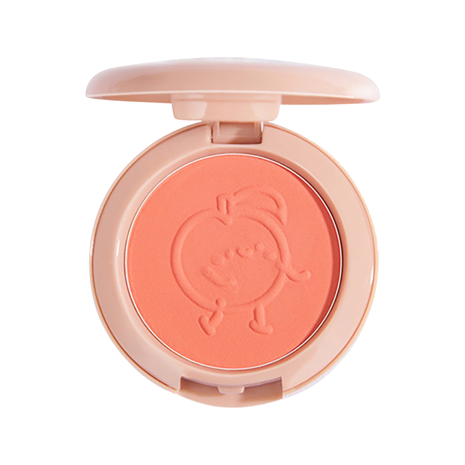 Zlezpi Blush Blushs Makeup Palettes 6 Colors Powder Red Rouge Lasting