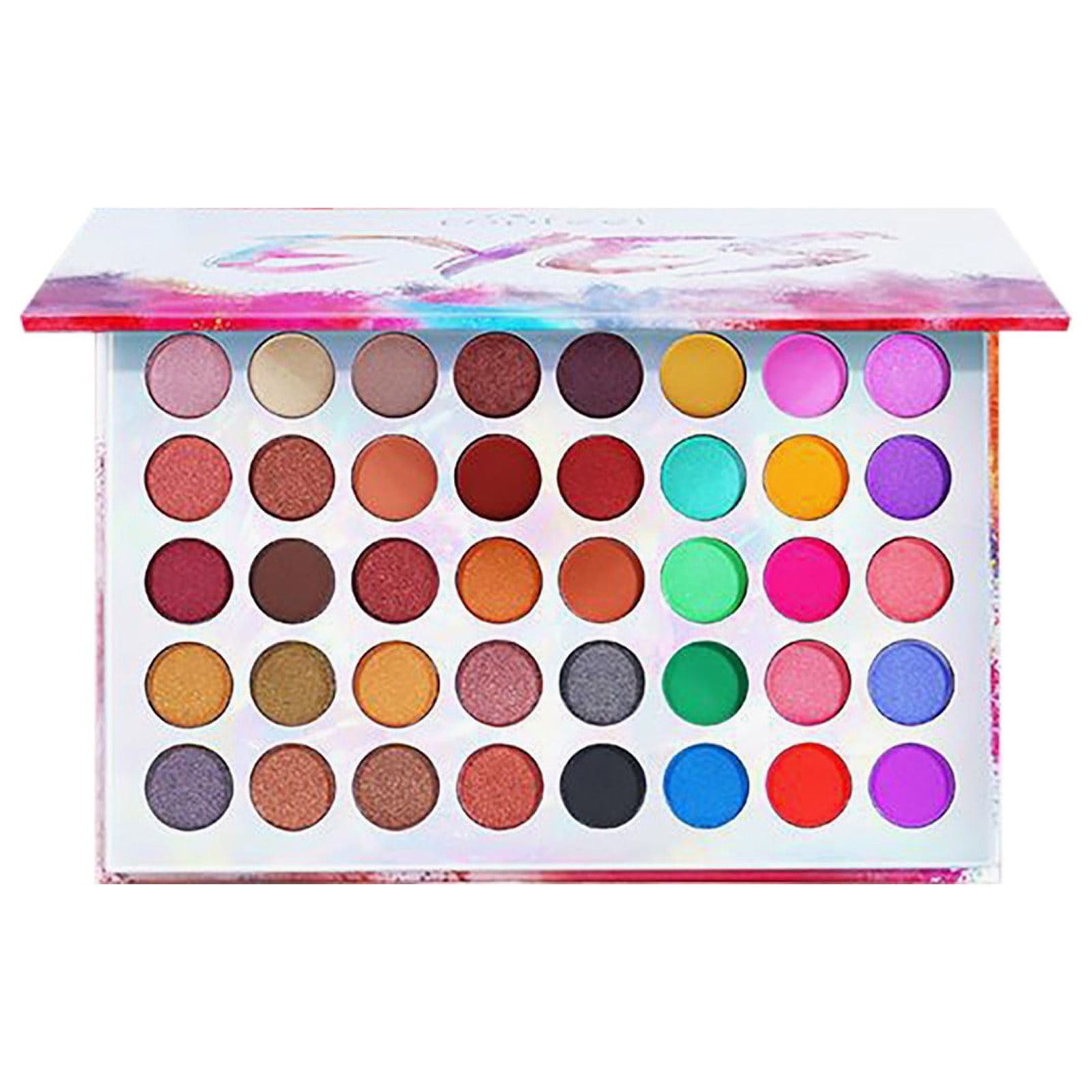 Zlezpi Clearance Eyeshadow Palette 40 Color Rainbow Eyeshadow Palettes Professionally Makeup