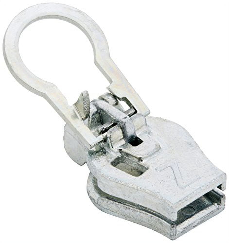 ZlideOn Zipper Pull Replacements Plastic 10-Silver