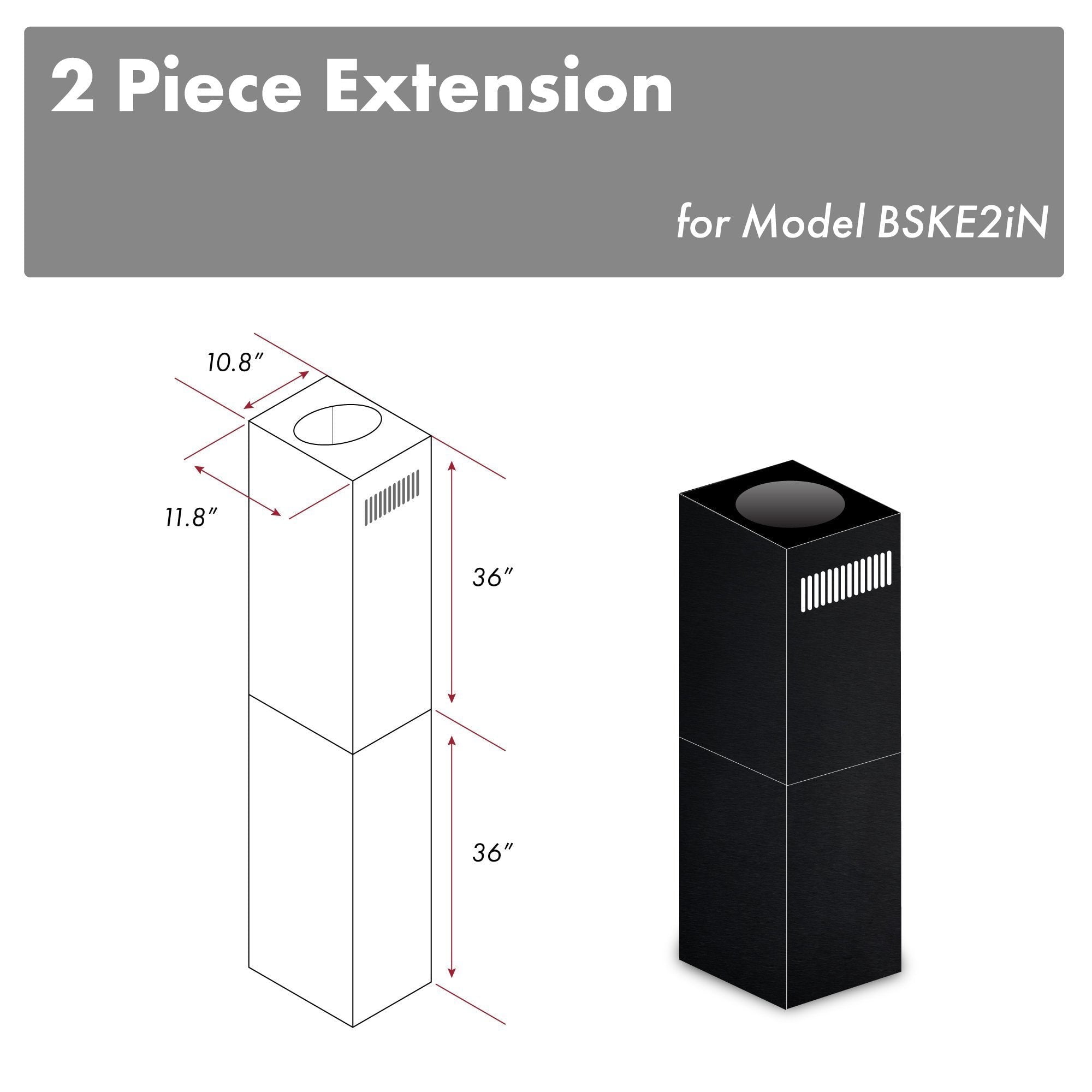 ZLINE 2PCEXT-GL1i/GL2i/KE2i/KL3i