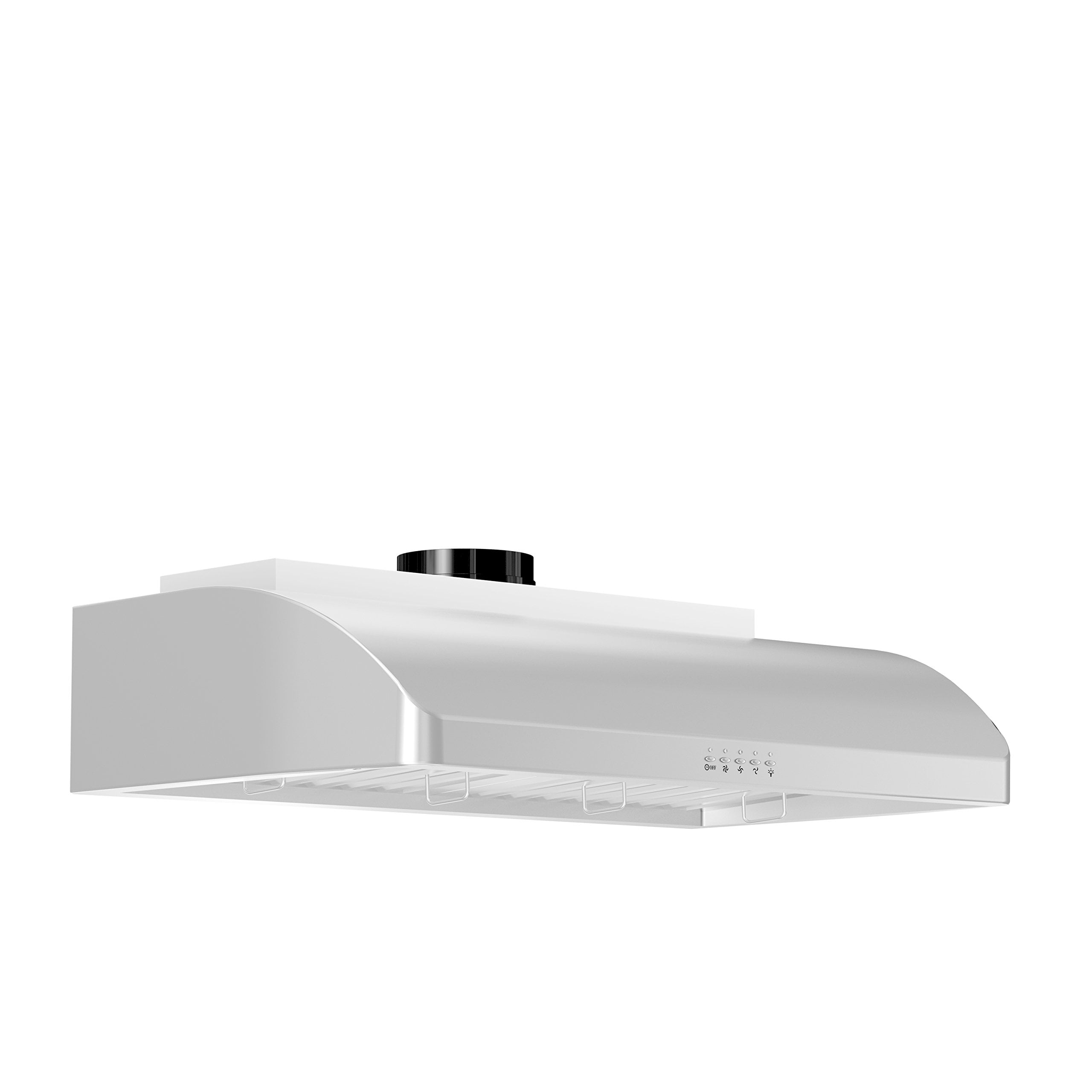 36" Brushed Stainless Steel Under Cabinet Range Hood