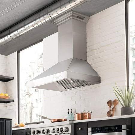 ZLINE - Professional 42" Externally Vented Range Hood - Stainless steel