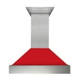 thumbnail image 1 of ZLine 8654RM48 Snow Finish Range Hood With Red Matte Shell, 1 of 7
