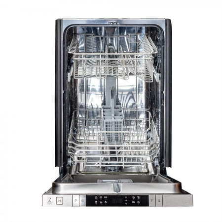 Zline Dw-H-18 18" Wide 10 Place Setting Built-In Top Control Dishwasher - Stainless Steel
