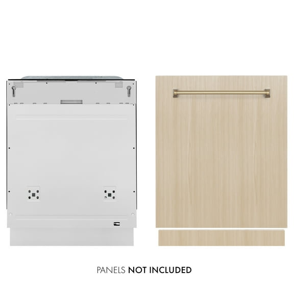 Zline Dwmtz-24-Cb 24" Wide 16 Place Setting Built-In Panel Ready Top Control Dishwasher -
