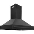 thumbnail image 1 of ZLINE 48" Black Stainless Steel Range Hood with Black Stainless Steel Handle (BS655-48-BS), 1 of 7