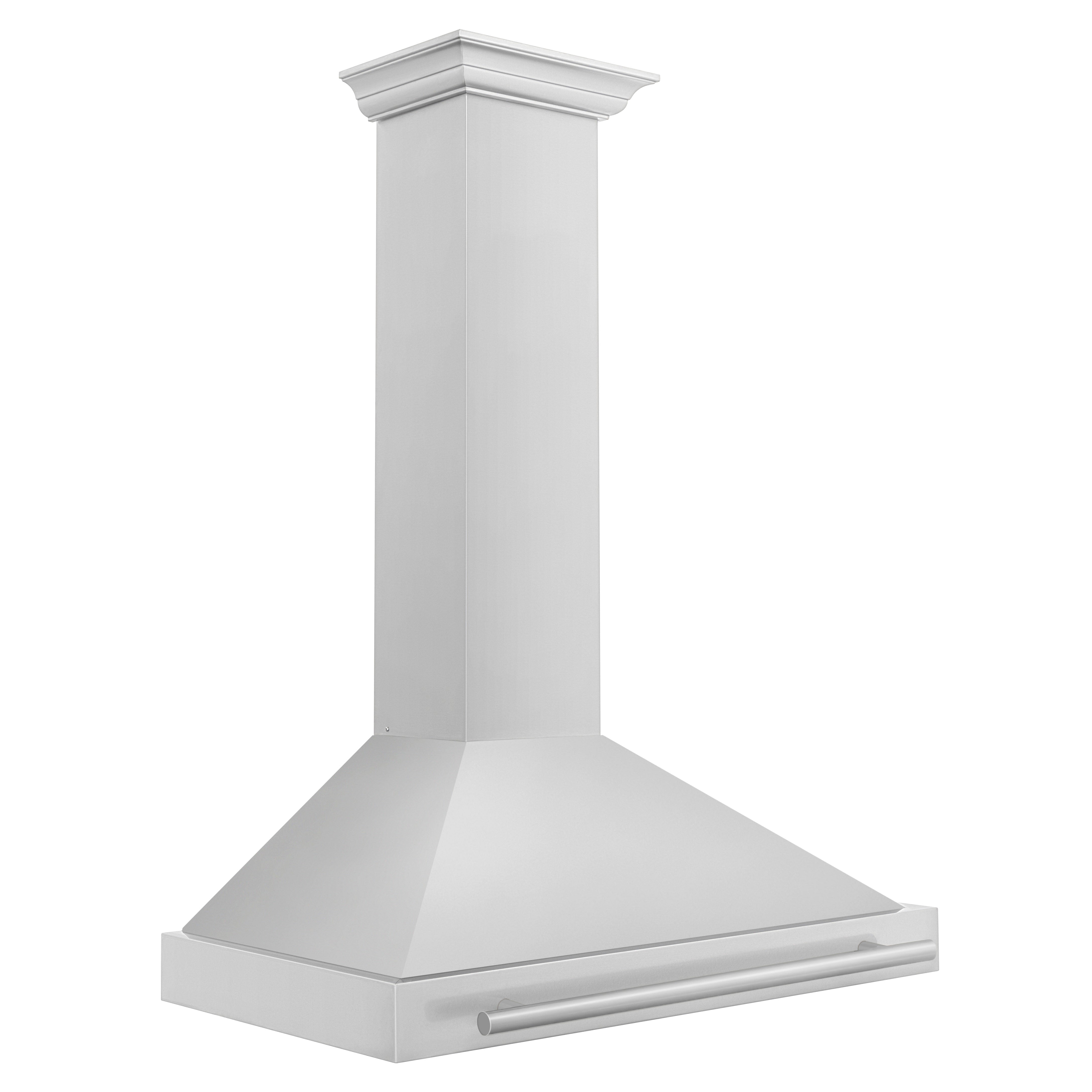 36" Black Matte and Stainless Steel Convertible Wall Mount Range Hood