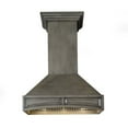 thumbnail image 1 of Zline Kitchen and Bath ZLINE 36 in. Wooden Wall Mount Range Hood in Grey - Includes 1200 CFM Motor, 1 of 7