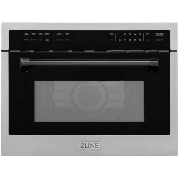 Zline MWOZ-24-MB Autograph Edition 24" Wide 1.6 Cu. Ft. 1000 Watt Built In Microwave -