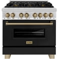 thumbnail image 1 of Zline Raz-Blm-36-Cb Autograph Edition 36" Wide 4.6 Cu. Ft. Free Standing Dual Fuel Range -, 1 of 7