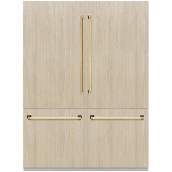 Zline Rbivz-60-G-Pr Autograph Edition 60" Wide 32.2 Cu. Ft. Energy Star Certified Panel