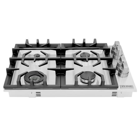 ZLINE - Professional 30" Gas Cooktop with 4 Burners - Black