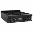 thumbnail image 1 of ZLINE 30" Porcelain Gas Stovetop in Black Stainless with 4 Gas Burners (RTB-30), 1 of 2