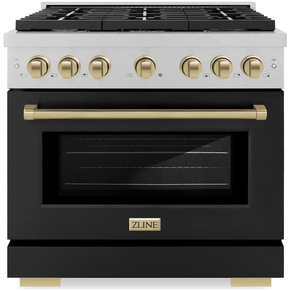 Zline Sgrsz-Blm-36-Cb Autograph Edition 36" Wide 5.2 Cu. Ft. Free Standing Fingerprint