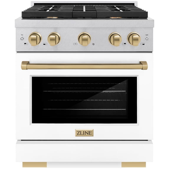 Zline Sgrsz-Wm-30-Cb Autograph Edition 30" Wide 4.2 Cu. Ft. Free Standing Fingerprint