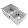 thumbnail image 1 of ZLINE 32 in. Jackson Undermount Double Bowl Kitchen Sink with Bottom Grid (SRDR-32), 1 of 5