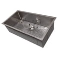 thumbnail image 1 of ZLINE Meribel 33 Inch Undermount Single Bowl Sink in DuraSnow Stainless Steel (SRS-33S), 1 of 2