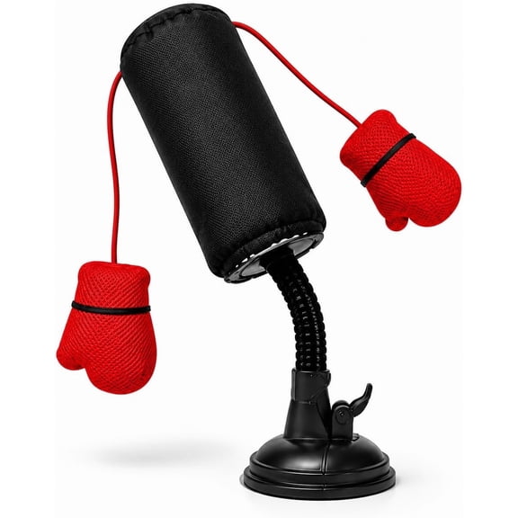 Zlinib Upgraded Cat Punching Bag Toy, Reinforced Interactive Boxing Cat Toy with Dangling Gloves, Strong Suction Cup Base Wobble Toy for Indoor Cats Kittens Exercise