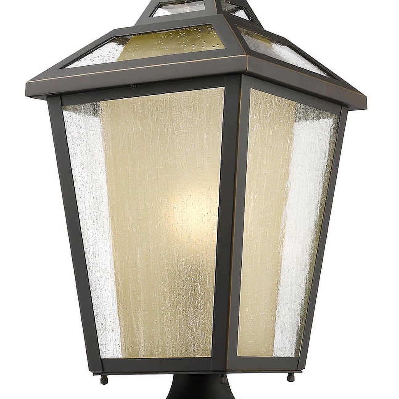 Zlite 532PHMR-ORB 9 x 9 x 17.5 in. Memphis Outdoor Oil Rubbed Bronze ...