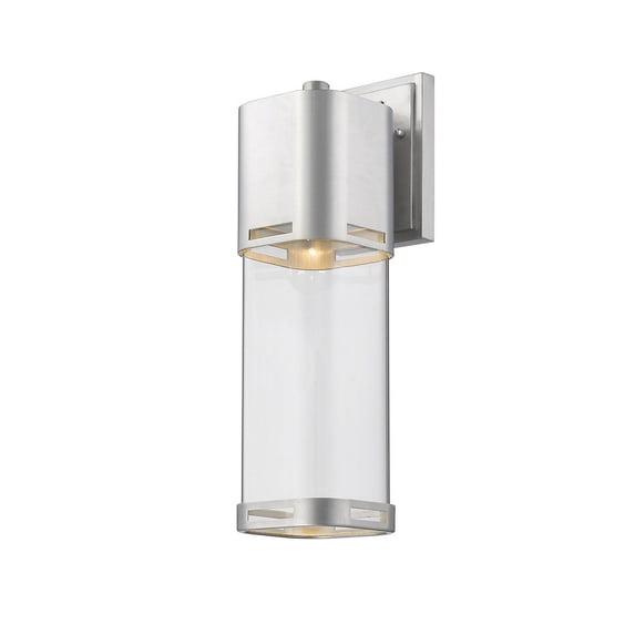 562B-BA-LED-Z-Lite-Lestat - 14W 1 LED Outdoor Wall Mount in Transitional Style - 5 Inches Wide by 17.63 Inches High-Brushed Aluminum Finish