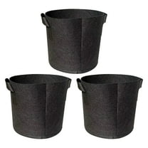 Zmeidao 1 Gallon Plant Grow Bags, 3Pcs Planter Pot with Reinforced Handles, Planting Bags for Healthy Root Growth, Vegetables, and Flowers