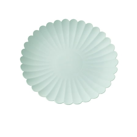 Zmeidao 2Pcs Flower-Shaped Appetizer Plates, Dessert Salad Plates, Small Plates, Serving Dishes for Cake, Snack, Ice Cream, Waffles, 8.9inch