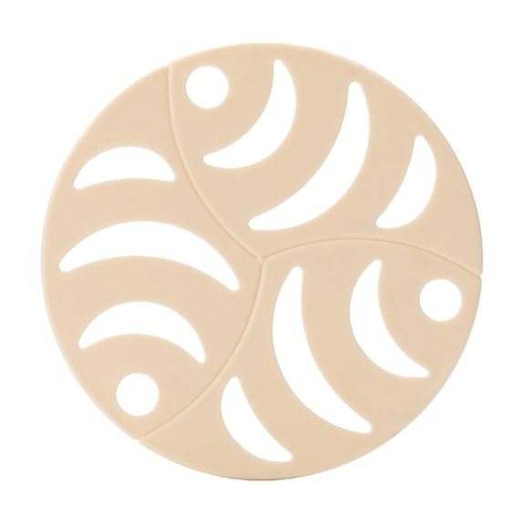 Zmeidao 2Pcs Trivets for Hot Dishes, Silicone Hot Pads Pot Holders for Kitchen, Heat Resistant Non-Slip Silicone Mat for Hot Pots and Pans, Countertop, Table, Easy to Clean