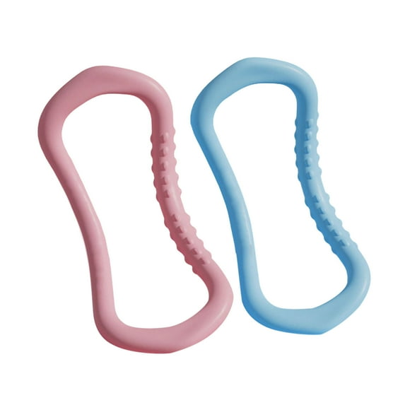 Zmeidao 2Pcs Yoga Ring, Portable Workout Tool for Posture Correction, Back Pain Relief & Muscle Strengthening