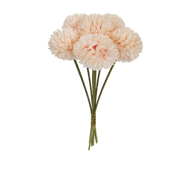 Zmeidao 6Pcs Artificial Flowers Chrysanthemum Ball Flowers, Silk Flowers for Home Garden Party Wedding Decoration