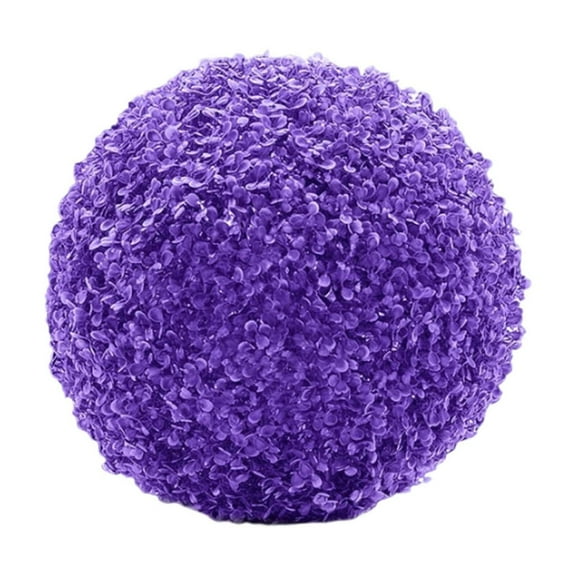 Zmeidao Artificial Grass Ball, Plastic Topiary Balls, Fake Plant Spheres for Home Garden Wedding Decor 8in