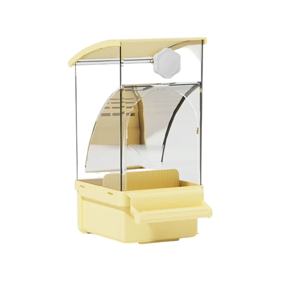 Zmeidao Automatic Bird Feeder, No-Mess Transparent Bird Feeder Seed Feeders for Parrot Small Medium Birds