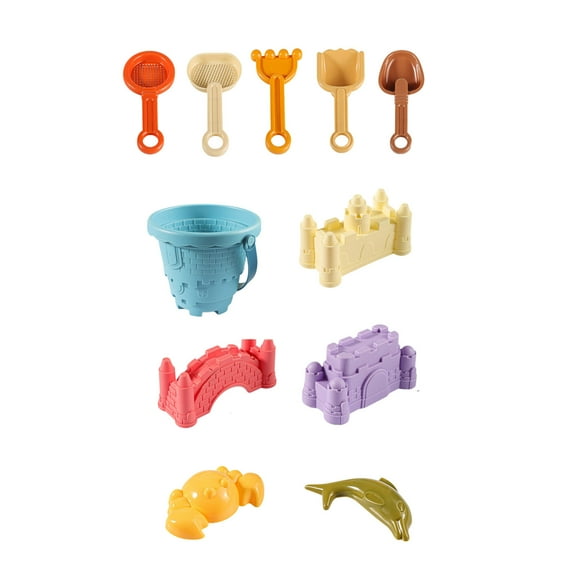 Zmeidao Beach Sand Toys Set, Sand Castle Building Kit, Sand Molds, Shovel Set, Castle Building Kit, Summer Outdoor Toys