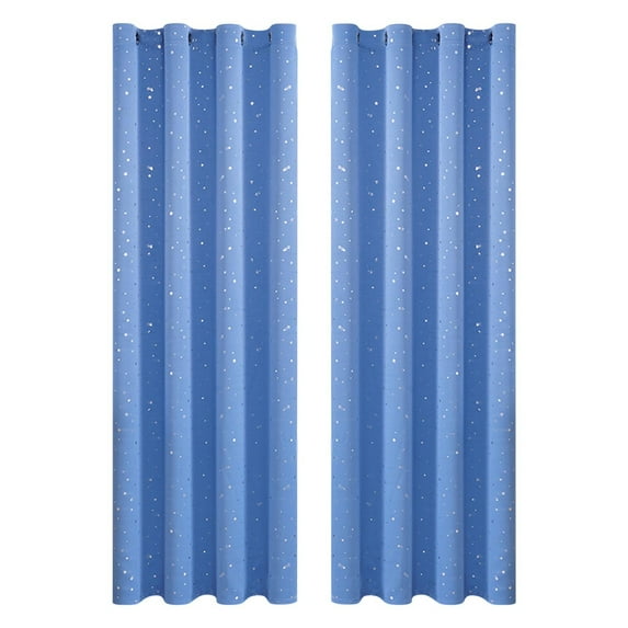 Zmeidao Blackout Curtain for Living Room, Thermal Insulated Curtains, Full Light Shading Sliding Door Drape Room Divider for Living Room/Bedroom