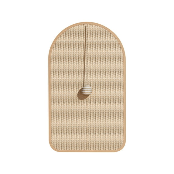 Zmeidao Cat Scratcher Mat, 22x13in Natural Sisal Cat Scratching Pad for Indoor Cats Kitten, Cat Scratching Rug Wall Scratchers