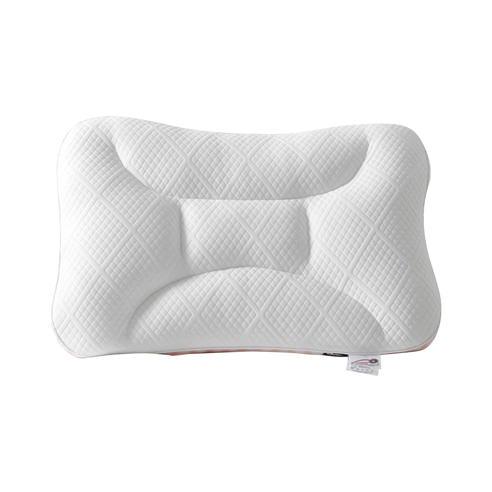 Zmeidao Cervical Support Pillow for Neck, Shoulder, and Back Pain Relief, Knitted Cotton Pillow Bedding, Breathable Sleeping Pillow for Home, 18.89x29.13in