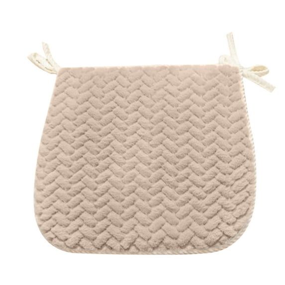 Zmeidao Chair Pads for Dining Chairs, Kitchen Chair Cushions with Ties D Shaped, Seat Cushions for Dining Room Chairs, 16.14x16.93in